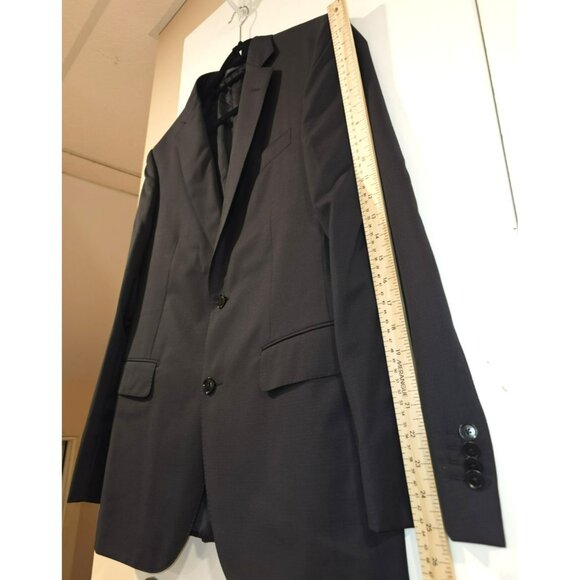 Pal Zileri Men's 2-pc Wool Suit MADE IN ITALY 35R Gray Black Check Sleek Preppy - Picture 11 of 16